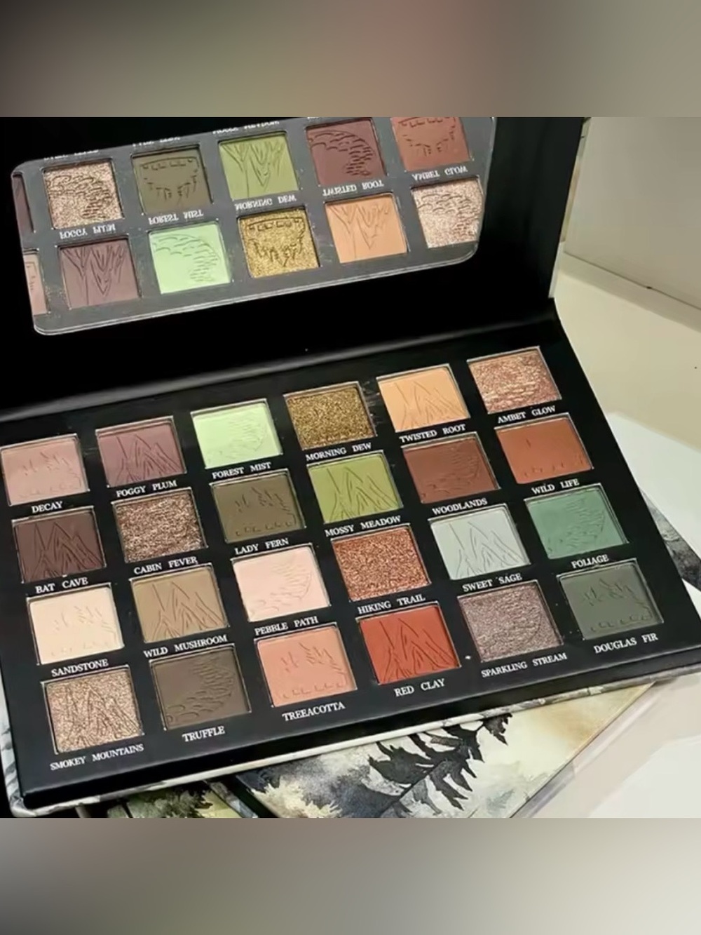 Kohl's Green & Earth Tone Eyeshadow Palette